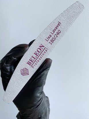 Пилка для нігтів BELEON 180/240, 1 шт. 0162 фото