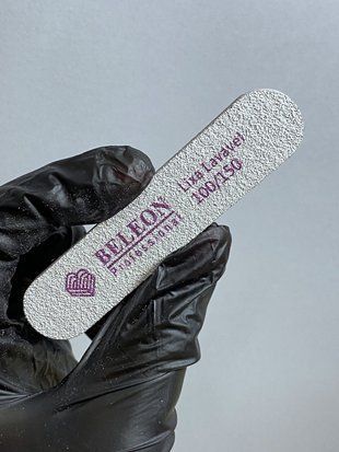 Пилка для нігтів mini BELEON 100/180, 1 шт 0170 фото